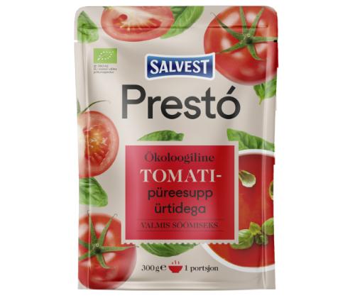 SALVEST Presto ökoloogiline tomatipüreesupp ürtidega 300g