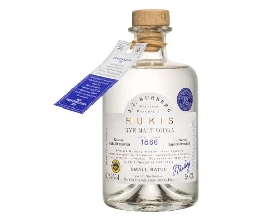 J. J. KURBERG Rukis Rye Malt Vodka 40% 50cl