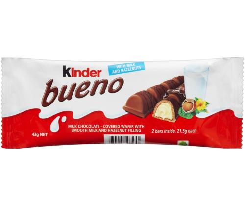 KINDER Bueno Piimašokolaad 43g