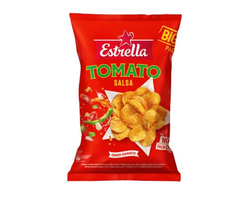 Kartulikrõpsud ESTRELLA vürtsika tomati maitselised, 180g