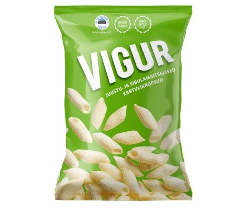 BALSNACK Kartulikrõpsud Vigur juustu ja sibulaga 90g