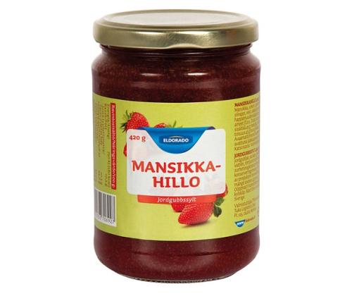 ELDORADO Maasikamoos 420g (klaas)