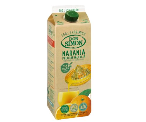 DON SIMON Apelsinimahl värskelt pressitud viljalihaga 2l