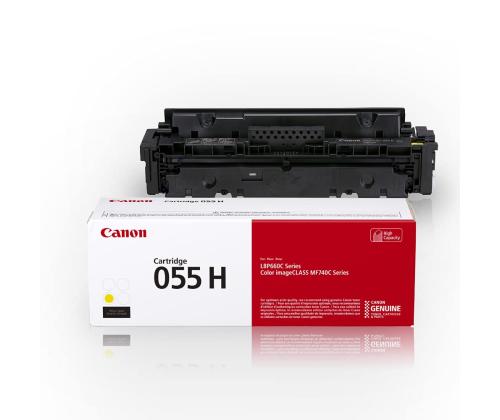 Toonerikassett CANON 055H kollane