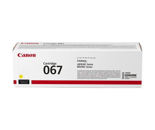 Toonerikassett CANON 067 kollane
