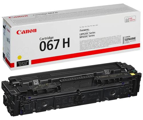 Toonerikassett CANON 067H 2350 lehte kollane