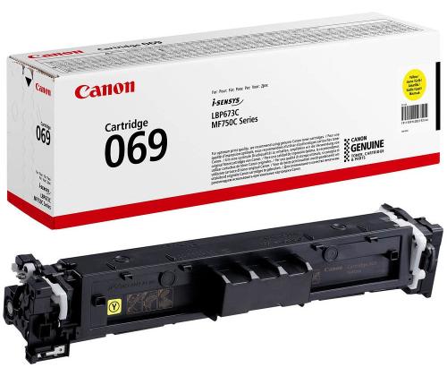 Toonerikassett CANON 069 1900 lehte kollane