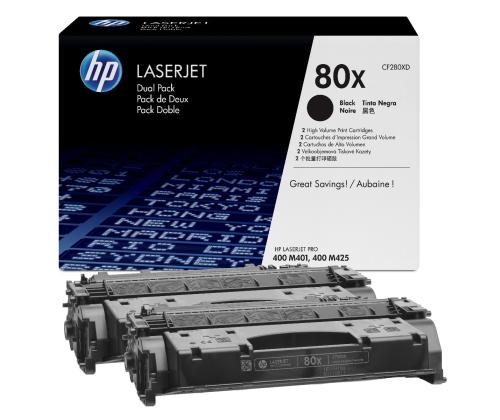 Toonerikassett HP CF280XD (80X) must 13800 lehte 2tk