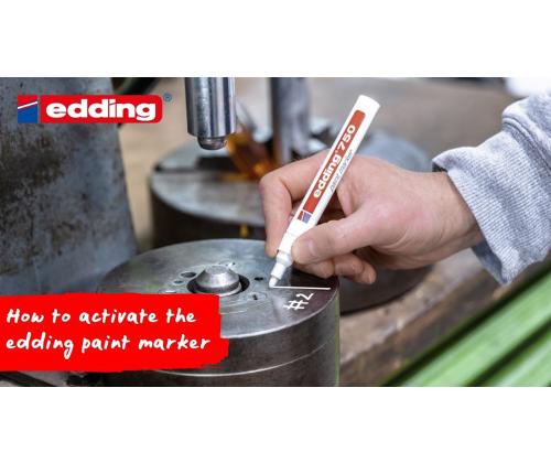 Tööstuslik marker EDDING Industry paint 8750 2-4mm must