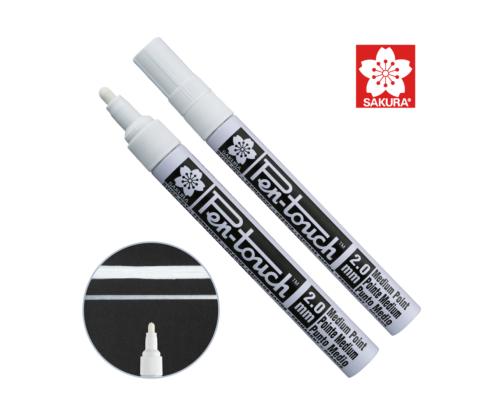 Tööstuslik marker SAKURA Pen-Touch 2mm valge