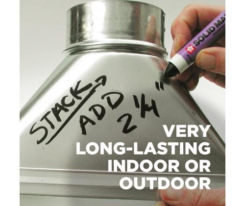 Tööstuslik marker SAKURA Solid 12mm must