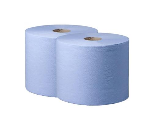 Tööstuspaber rullis, 2-kihiline KATRIN Plus L2 sinine 344m 2 rulli pakis  (44722)