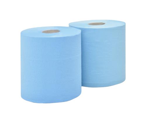 Tööstuspaber rullis, 2-kihiline WEPA (RPMM2350-23) sinine 350m, 2 rulli