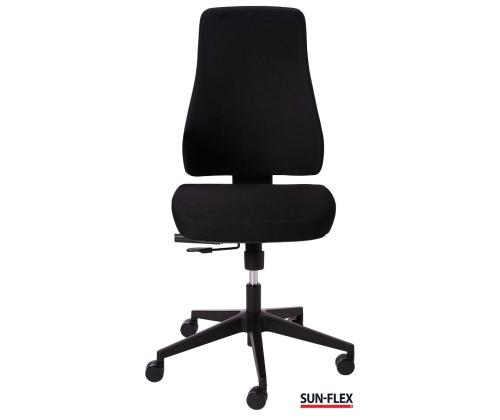 Töötool SUN-FLEX MB 250405, 4D regul.käetoed  must kangas+must jalarist