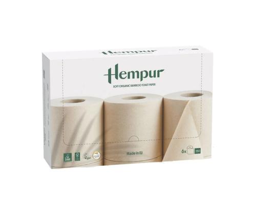 Tualettpaber 2-kihiline HEMPUR bambusest 3rl pakis