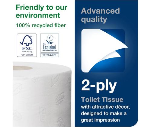 Tualettpaber TORK Mini Jumbo T2 170m 2-kihiline (120280)