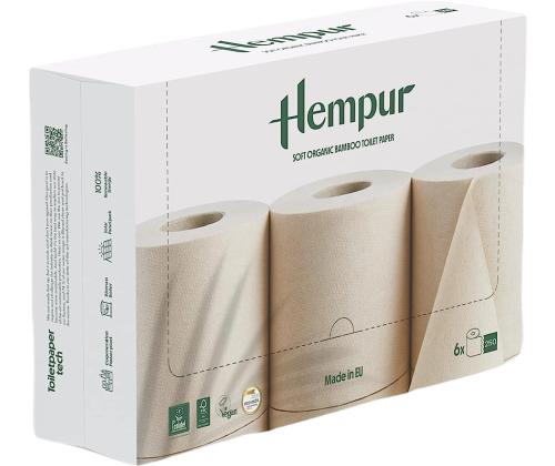 Tualettpaber HEMPUR, bambusest 3rl pakis