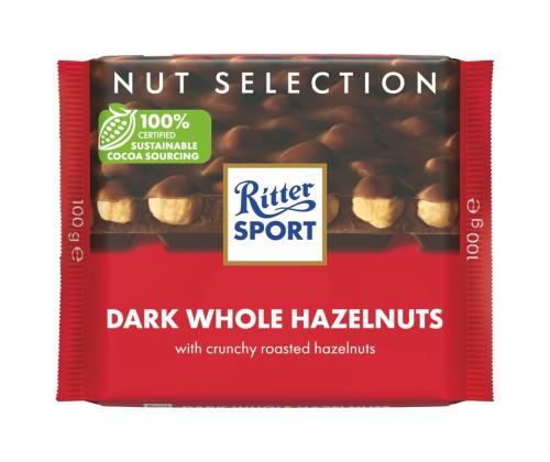 Tume šokolaad RITTER SPORT tervete metspähklitega 100g