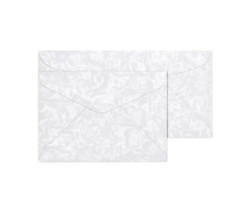 Ümbrik C6 120gr Rose White hõbedase läikega 10tk