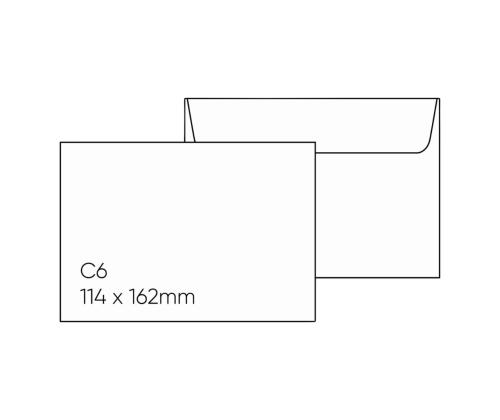 Ümbrik C6 iseliimuv 1000tk
