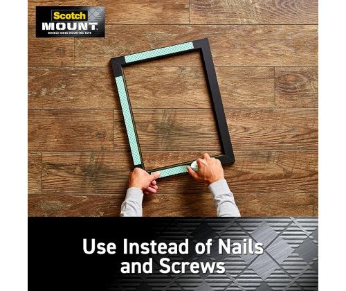 Vahtteip 19mm x 1,5m kahepoolne SCOTCH Fix Interior sisetingimustes