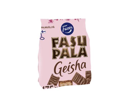Vahvlid GEISHA Fasupala Pähklikreemitäidisega, kaetud piimašokolaadiga 175 G