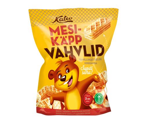 Vahvlid KALEV vanillimaitselise kreemiga 250 g