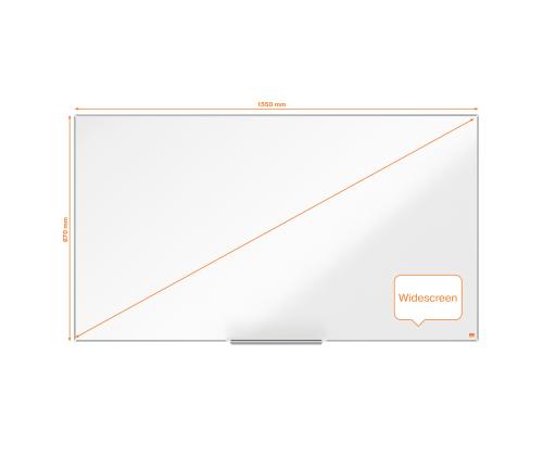 Valgetahvel-magnettahvel NOBO Impression Pro Wide Steel 70"