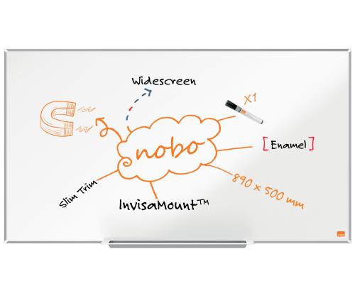 Valgetahvel-magnettahvel NOBO ImpressionPro Wide Enamel 55"