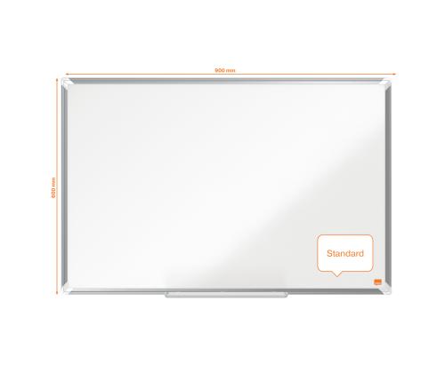 Valgetahvel-magnettahvel NOBO Premium Plus Enamel 90x60cm
