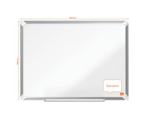 Valgetahvel-magnettahvel NOBO Premium Plus Steel 60x45cm
