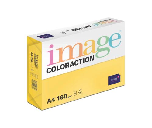 Värviline paber A4 160g IMAGE Coloraction nr.56 tumekollane (Sevilla) 250 lehte