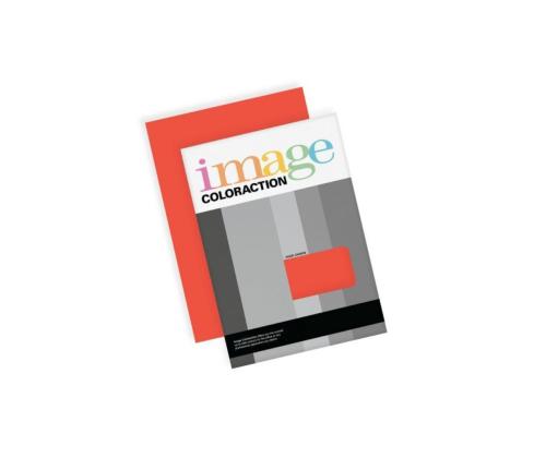 Värviline paber A4 80g IMAGE Coloraction nr.28 korallpunane 50 lehte
