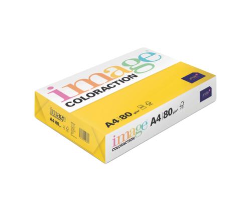 Värviline paber A4 80g IMAGE Coloraction nr.56 tumekollane (Sevilla) 500 lehte