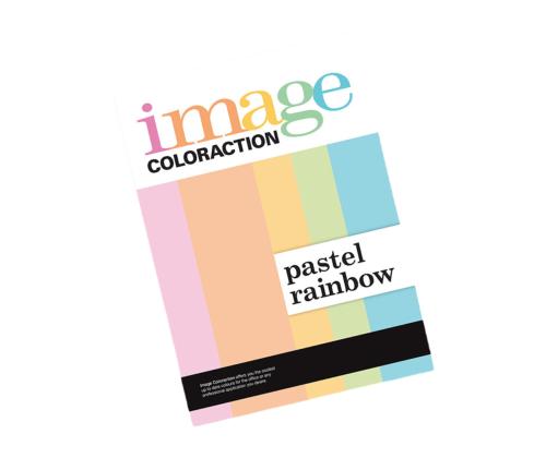 Värviline paber A4 80g IMAGE Coloraction pastelsed toonid 7 värvi 10 lehte