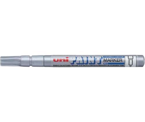 Värvimarker UNI Paint PX21 0.8-1.2mm hõbedane