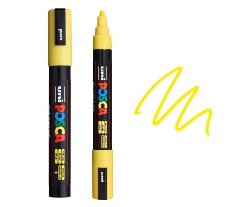 Värvimarker UNI Posca PC5M 1.8-2.5mm kollane