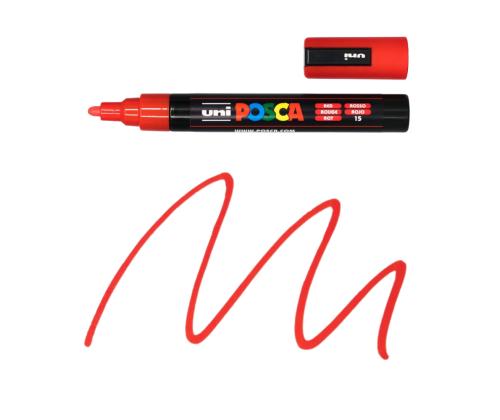 Värvimarker UNI Posca PC5M 1.8-2.5mm punane
