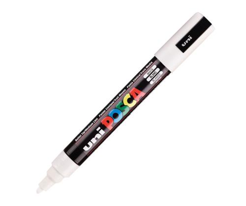 Värvimarker UNI Posca PC5M 1.8-2.5mm valge