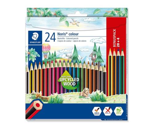 Värvipliiatsid STAEDTLER Noris Colour 185 24 värvi