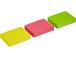 Märkmepaber POST-IT Notes, Assorted Neon Colours, 38 mm x 51 mm, 100 lehtepakis, 3 PadsPack