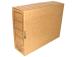 Arhiivikarp A4 10cm kokkuvolditav 330x250x103mm pruun SMLT