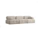 Doblo 3 Seater ( L1-O1-1R) - Cream Bouclette