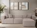 Lora (L1-O1-1R-POUFFE ) - Peach