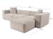 Lora (L1-O1-1R-POUFFE ) - Mocha