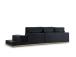 Line With Side Table - Black