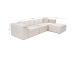 Lora (L1-O1-1R-POUFFE ) - Light Brown