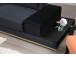 Line With Side Table - Black