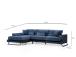 Frido Left (Chl+3R) - Navy Blue