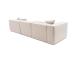 Lora (L1-O1-1R-POUFFE ) - Light Brown